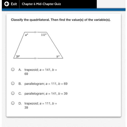 Classify the quadrilateral. then find the value(s) of the variable(s).