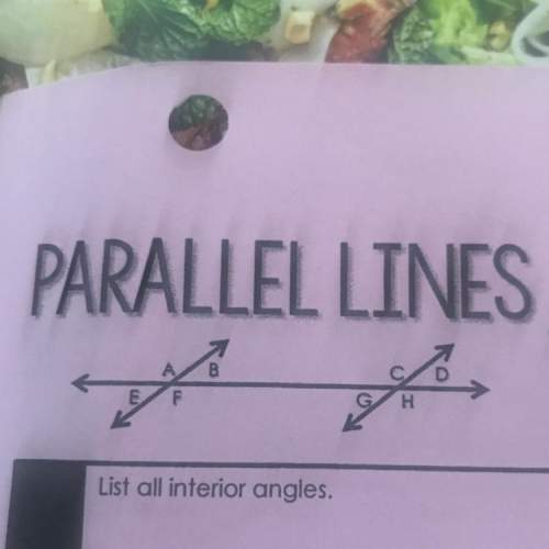 1.) list all interior angles (see image) 2.) identify all pairs of corresponding angles.