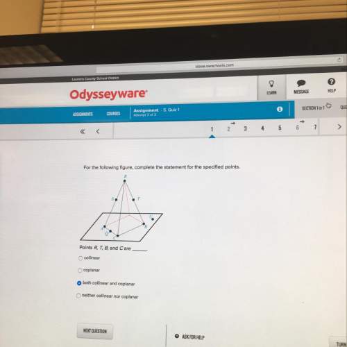 What the answer to this geometry question