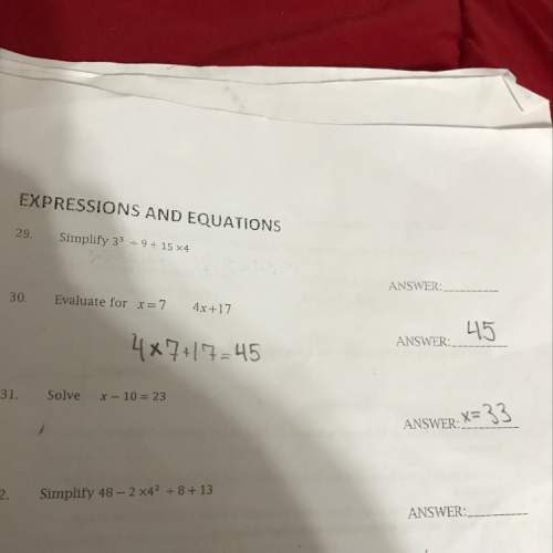 I'd like to know how to solve 29 and 32