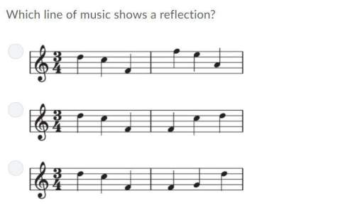Which shows reflection is it c?  will give brainliest. can't see these very