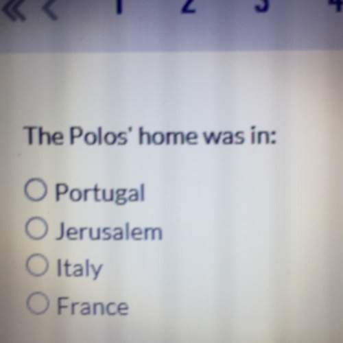 Where was the polos' home:  portugal jerusalem italy france
