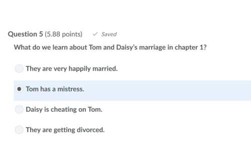 This is from the great correct answer only !  what do we learn about tom and daisy’s ma