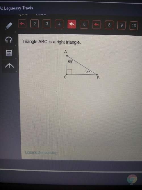 Triangle abc is a right triangle what is the realationship between angles a and b