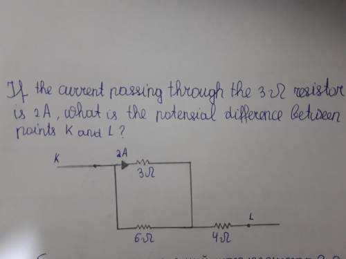 If the current passing through the 3 ohm resistor is 2a, what is the potensial difference between po