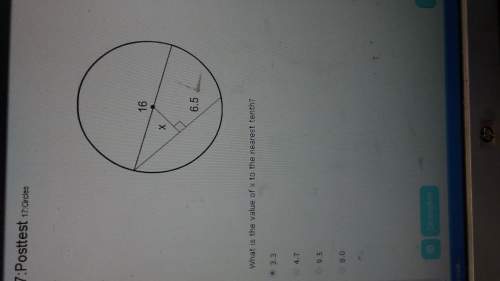 What is the value of x to the nearest tenth?