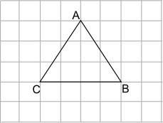 Which statement best describes the area of triangle abc shown below? a.it is twice