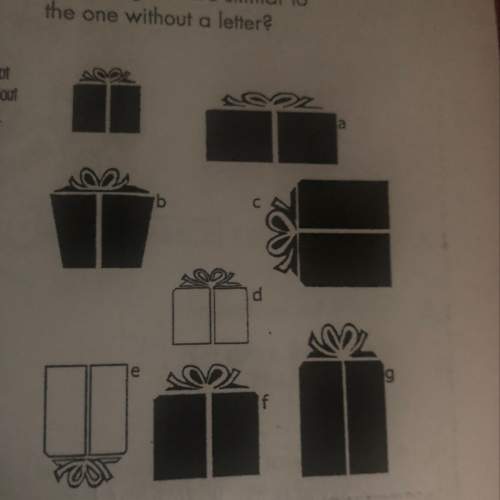 17 points)which figures are similar to the one without a letter explain i’m a little