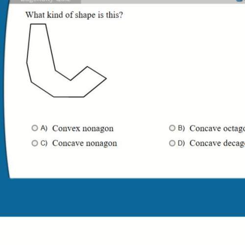 What kind of shape is this?  convex nonagon concave octagon conc
