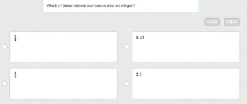 Which of these rational numbers is also an integer?  a. 2/4 b. 0.24 c. 4/2 d