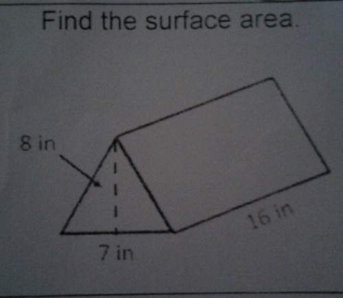 Find the surface area. picture. plz show work thx