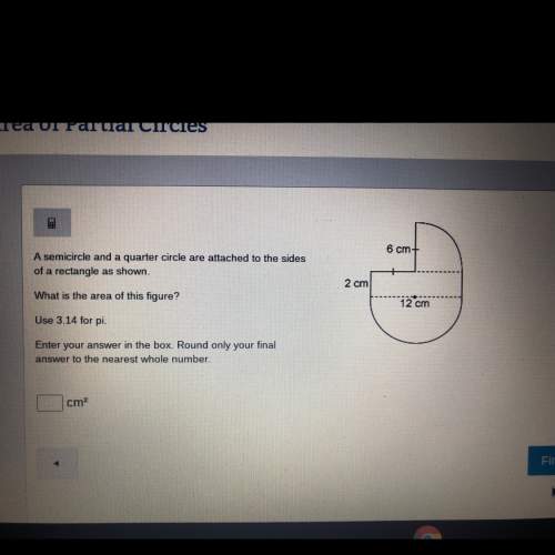 100 points a semi circle and a quarter circle or attached to the sides of a rectangle or so what is