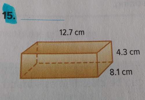 What is the answer to number 15 p.s. show how u got this answer