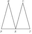 If triangle pqr is congruent to triangle tsr, what are the congruent corresponding parts