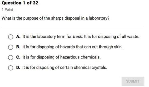 What is the purpose of the sharps disposal in a laboratory?