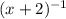 (x+2)^{-1}