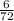 \frac{6}{72}