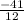 \frac{-41}{12}