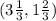 (3\frac{1}{3} ,1\frac{2}{3})