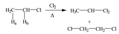 Chlorination of ethane yields, in addition to ethyl chloride, a mixture of two isomeric dichlorides.