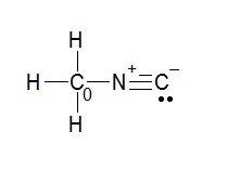 Draw the lewis structure of ch3nc;  fill in any nonbonding electrons. calculate the formal charge on