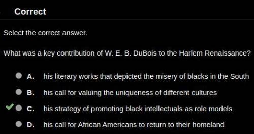 What was a key contribution of w. e.b dubois to the harlem renaissance?