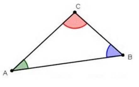 Suppose angle a is 25° and angle b is greater than 51° but less than 57°, what are the possible meas