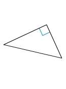 Question 3 which triangle is a right triangle?