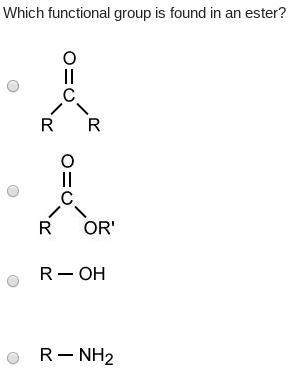 Will give branliest : )) which functional group is found in an ester?