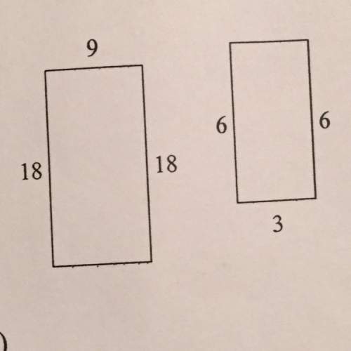 Find the scale factor of the smaller figure to the larger figure