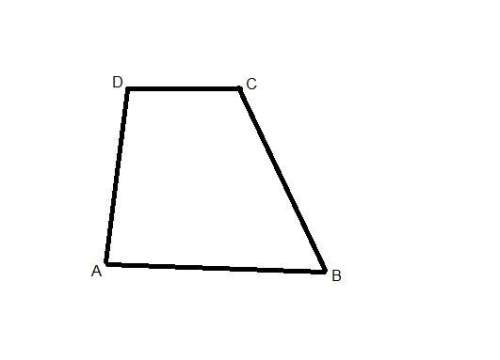 Given: abcd is a trapezoid with ab || dc. if m∠a = 125 and m∠b = 99, find m∠c/