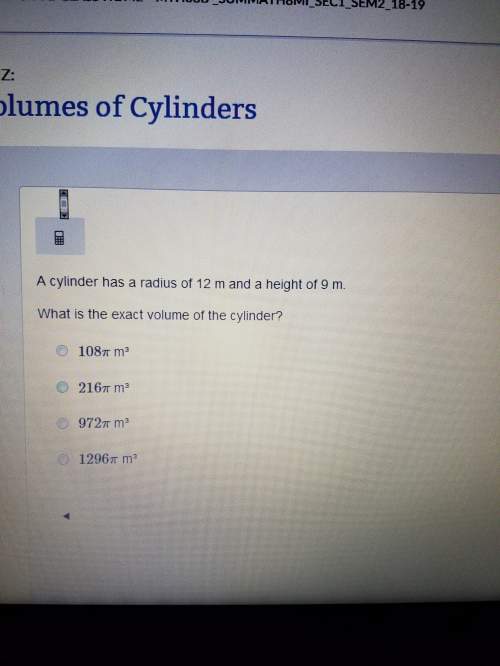 Acylinder has a radius of 12 m and a hight of 9 m. what is the exact volume of the cylinder?