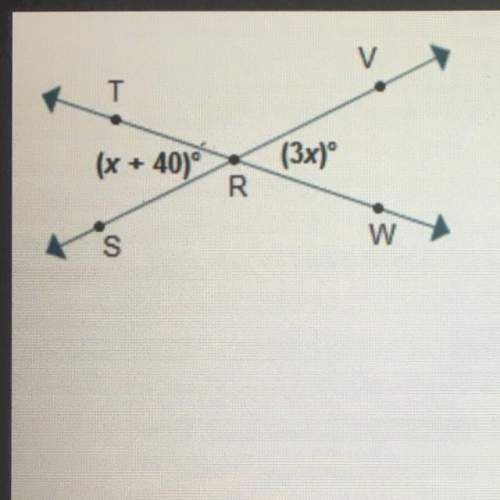 What is the value of x?  a) 20 b) 35  c) 60 d) 70