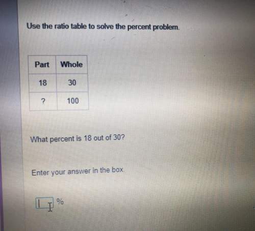 Ineed asap what the percent of 18 out of 30? ?