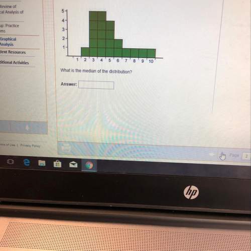 What is the median of the distribution