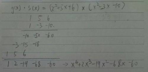Dadas las funciones f(x) = x + 3, g(x)= x(cuadrada)+ 5x + 6,r(x) = x+2, s(x) = x(cuadrada) - 3x - 10