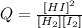Q=\frac{[HI]^{2}}{[H_{2}][I_{2}]}