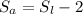 S_{a}=S_{l}-2