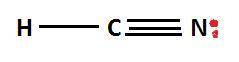 What is the lewis structure of the covalent compound that contains one nitrogen atom, one hydrogen a