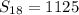 S_{18}=1125