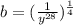 b=(\frac{1}{y^{28}})^{\frac{1}{4}}