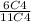 \frac{6C4}{11C4}