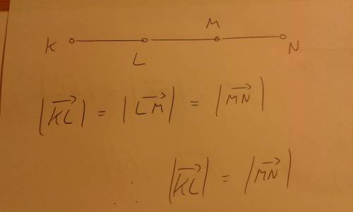 Given:  l is the midpoint of km m is the midpoint of ln prove:  kl = mn
