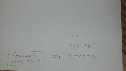 Figure lmno is a parallelogram. what is the value of x?  8 10 13 20