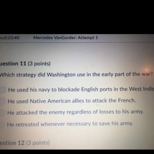 Which strategy did washington use in the early part of the war?