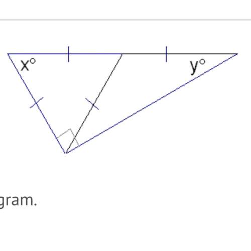 Find x and y in the diagram. a) x = 60, y = 30 b) x = 45, y = 60 c) x = 30, y = 60 d) x = 60, y = 12