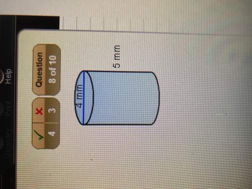 Find the surface area of the cylinder.give your answer in terms of pi.