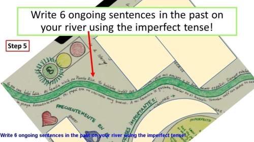 Six correct ongoing sentences in the past using imperfect tense !