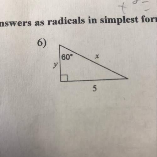 Find the missing lengths. leave your answers in simplest radical form