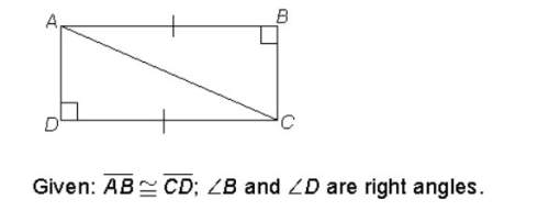 Which is a logical conclusion based on the given information? a. figure abcd is a rhombus by the de